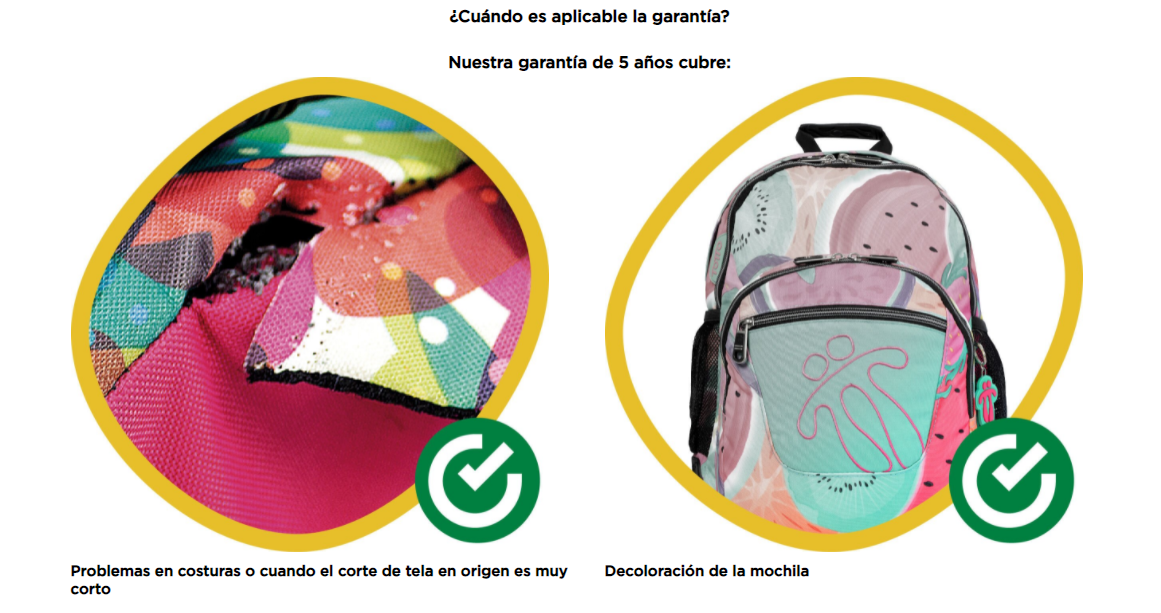 Reparar mochila totto sale